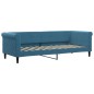 vidaXL Tagesbett Ausziehbar Blau 80x200 cm Samt vidaXL Tagesbett Ausziehbar Blau 80x200 cm Samt