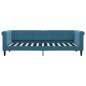 vidaXL Tagesbett Ausziehbar Blau 80x200 cm Samt vidaXL Tagesbett Ausziehbar Blau 80x200 cm Samt