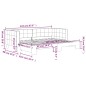 vidaXL Tagesbett Ausziehbar Dunkelgrün 80x200 cm Samt vidaXL Tagesbett Ausziehbar Dunkelgrün 80x200 cm Samt