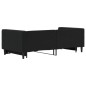 vidaXL Tagesbett Ausziehbar Schwarz 90x190 cm Samt vidaXL Tagesbett Ausziehbar Schwarz 90x190 cm Samt