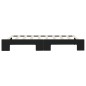 vidaXL Tagesbett Ausziehbar Schwarz 90x190 cm Samt vidaXL Tagesbett Ausziehbar Schwarz 90x190 cm Samt