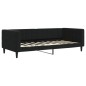 vidaXL Tagesbett Ausziehbar Schwarz 90x190 cm Samt vidaXL Tagesbett Ausziehbar Schwarz 90x190 cm Samt