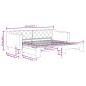 vidaXL Tagesbett Ausziehbar Schwarz 90x190 cm Stoff vidaXL Tagesbett Ausziehbar Schwarz 90x190 cm Stoff