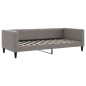 vidaXL Tagesbett Ausziehbar Taupe 90x200 cm Stoff vidaXL Tagesbett Ausziehbar Taupe 90x200 cm Stoff