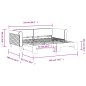 vidaXL Tagesbett Ausziehbar Hellgrau 90x190 cm Samt vidaXL Tagesbett Ausziehbar Hellgrau 90x190 cm Samt