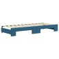 vidaXL Tagesbett Ausziehbar Blau 80x200 cm Samt vidaXL Tagesbett Ausziehbar Blau 80x200 cm Samt