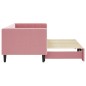 vidaXL Tagesbett Ausziehbar Rosa 80x200 cm Samt vidaXL Tagesbett Ausziehbar Rosa 80x200 cm Samt