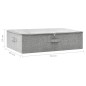 vidaXL Aufbewahrungsbox Stoff 70x40x18 cm Grau vidaXL Aufbewahrungsbox Stoff 70x40x18 cm Grau