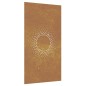 vidaXL Garten-Wanddeko 105x55 cm Cortenstahl Sonne-Design vidaXL Garten-Wanddeko 105x55 cm Cortenstahl Sonne-Design