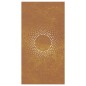 vidaXL Garten-Wanddeko 105x55 cm Cortenstahl Sonne-Design vidaXL Garten-Wanddeko 105x55 cm Cortenstahl Sonne-Design