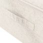 vidaXL Aufbewahrungsbox Stoff 70x40x18 cm Creme vidaXL Aufbewahrungsbox Stoff 70x40x18 cm Creme