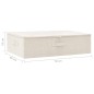 vidaXL Aufbewahrungsbox Stoff 70x40x18 cm Creme vidaXL Aufbewahrungsbox Stoff 70x40x18 cm Creme