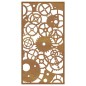 vidaXL Garten-Wanddeko 105x55 cm Cortenstahl Zahnrad-Design vidaXL Garten-Wanddeko 105x55 cm Cortenstahl Zahnrad-Design