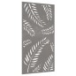 vidaXL Garten-Wanddeko 105x55 cm Cortenstahl Blatt-Design vidaXL Garten-Wanddeko 105x55 cm Cortenstahl Blatt-Design