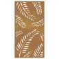 vidaXL Garten-Wanddeko 105x55 cm Cortenstahl Blatt-Design vidaXL Garten-Wanddeko 105x55 cm Cortenstahl Blatt-Design