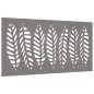 vidaXL Garten-Wanddeko 105x55 cm Cortenstahl Blatt-Design vidaXL Garten-Wanddeko 105x55 cm Cortenstahl Blatt-Design
