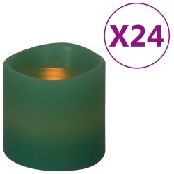 vidaXL LED-Kerzen 24 Stk. Elektrisch Warmweiß