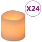 vidaXL LED-Kerzen 24 Stk. Elektrisch Warmweiß vidaXL LED-Kerzen 24 Stk. Elektrisch Warmweiß