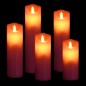 vidaXL 5-tlg. LED-Kerzen-Set Elektrisch mit Fernbedienung Warmweiß vidaXL 5-tlg. LED-Kerzen-Set Elektrisch mit Fernbedienung Warmweiß