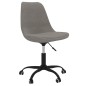 vidaXL Esszimmerstühle 2 Stk. Drehbar Hellgrau Stoff vidaXL Esszimmerstühle 2 Stk. Drehbar Hellgrau Stoff