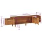 vidaXL TV-Schrank Massivholz Akazie Honigfarbenes Finish 140x30x40 cm vidaXL TV-Schrank Massivholz Akazie Honigfarbenes Finish 140x30x40 cm