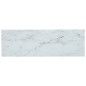 vidaXL Regal Transparent und Marmor Weiß 100x36x90 cm Gehärtetes Glas vidaXL Regal Transparent und Marmor Weiß 100x36x90 cm Gehärtetes Glas