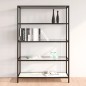 vidaXL Regal Marmor und Transparent 100x36x168 cm Gehärtetes Glas vidaXL Regal Marmor und Transparent 100x36x168 cm Gehärtetes Glas