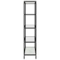 vidaXL Regal Marmor und Transparent 100x36x168 cm Gehärtetes Glas vidaXL Regal Marmor und Transparent 100x36x168 cm Gehärtetes Glas