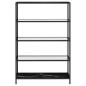 vidaXL Regal Marmor und Transparent 100x36x168 cm Gehärtetes Glas vidaXL Regal Marmor und Transparent 100x36x168 cm Gehärtetes Glas