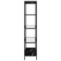 vidaXL Regal Marmor und Transparent 100x36x168 cm Gehärtetes Glas vidaXL Regal Marmor und Transparent 100x36x168 cm Gehärtetes Glas