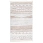 vidaXL Teppich Beige 120x180 cm Baumwolle vidaXL Teppich Beige 120x180 cm Baumwolle