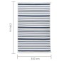 vidaXL Teppich Marineblau 160x230 cm Baumwolle vidaXL Teppich Marineblau 160x230 cm Baumwolle