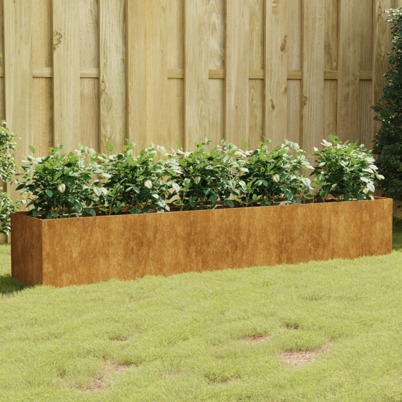 vidaXL Hochbeet 200x40x40 cm Cortenstahl vidaXL Hochbeet 200x40x40 cm Cortenstahl