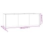 vidaXL Hochbeet 120x40x40 cm Cortenstahl vidaXL Hochbeet 120x40x40 cm Cortenstahl
