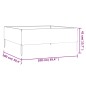 vidaXL Hochbeet 100x100x41 cm Cortenstahl vidaXL Hochbeet 100x100x41 cm Cortenstahl