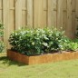 vidaXL Hochbeet 100x100x33,5 cm Cortenstahl vidaXL Hochbeet 100x100x33,5 cm Cortenstahl