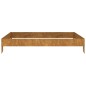 vidaXL Hochbeet 100x100x18,5 cm Cortenstahl vidaXL Hochbeet 100x100x18,5 cm Cortenstahl