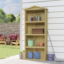 vidaXL Geräteschuppen 87x33x222 cm Kiefernholz Imprägniert