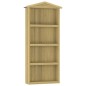 vidaXL Geräteschuppen 87x33x222 cm Kiefernholz Imprägniert vidaXL Geräteschuppen 87x33x222 cm Kiefernholz Imprägniert