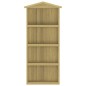 vidaXL Geräteschuppen 87x33x222 cm Kiefernholz Imprägniert vidaXL Geräteschuppen 87x33x222 cm Kiefernholz Imprägniert