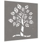 vidaXL Garten-Wanddeko 55x55 cm Cortenstahl Baum-Design vidaXL Garten-Wanddeko 55x55 cm Cortenstahl Baum-Design
