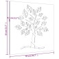vidaXL Garten-Wanddeko 55x55 cm Cortenstahl Baum-Design vidaXL Garten-Wanddeko 55x55 cm Cortenstahl Baum-Design