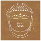 vidaXL Garten-Wanddeko 55x55 cm Cortenstahl Buddha-Kopf vidaXL Garten-Wanddeko 55x55 cm Cortenstahl Buddha-Kopf