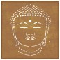 vidaXL Garten-Wanddeko 55x55 cm Cortenstahl Buddha-Kopf vidaXL Garten-Wanddeko 55x55 cm Cortenstahl Buddha-Kopf