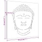 vidaXL Garten-Wanddeko 55x55 cm Cortenstahl Buddha-Kopf vidaXL Garten-Wanddeko 55x55 cm Cortenstahl Buddha-Kopf