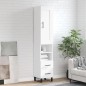 vidaXL Highboard Weiß 34,5x34x180 cm Holzwerkstoff vidaXL Highboard Weiß 34,5x34x180 cm Holzwerkstoff