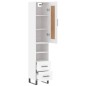 vidaXL Highboard Weiß 34,5x34x180 cm Holzwerkstoff vidaXL Highboard Weiß 34,5x34x180 cm Holzwerkstoff