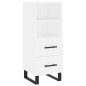 vidaXL Highboard Weiß 34,5x34x180 cm Holzwerkstoff vidaXL Highboard Weiß 34,5x34x180 cm Holzwerkstoff