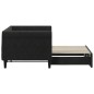 vidaXL Tagesbett Ausziehbar Schwarz 80x200 cm Samt vidaXL Tagesbett Ausziehbar Schwarz 80x200 cm Samt