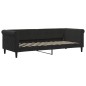 vidaXL Tagesbett Ausziehbar Schwarz 80x200 cm Samt vidaXL Tagesbett Ausziehbar Schwarz 80x200 cm Samt